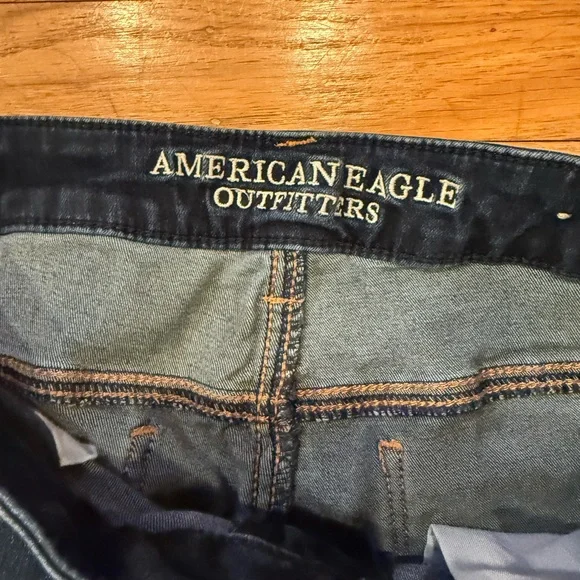 American Eagle Outfitters Skinny Jeans - Dark Wash Blue - Picture 2 of 4